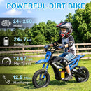 24V 250W Electric Dirt Bike for Kids with Music, Reaching Speeds of 14 MPH