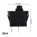 Set of 2 12V Foot Pedal Switches for Children's Ride-On Cars
