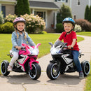 Battery-Powered Mini Electric Motorcycle for Kids with LED Lights