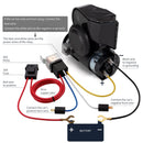 High-Performance 12V 150dB Snail Train Air Horn Kit for Motorcycles, Cars, and Trucks - Grey