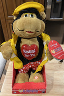 GEMMY 14" Flirty Singing Plush Gorilla with Banana Theme