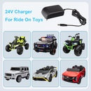 24V Battery Charger for Kids Electric Ride-On Vehicles - Wrangler SUV Compatible
