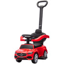 Mercedes-Benz C-Class Red 2-in-1 Ride-On and Push Car
