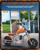 UL Approved Electric Mini Chopper Motorcycle for Kids 5-8 Years, 160W, 3 Speed