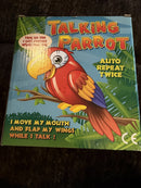 Retro Interactive Talking Parrot Toy - Hilarious and Fun