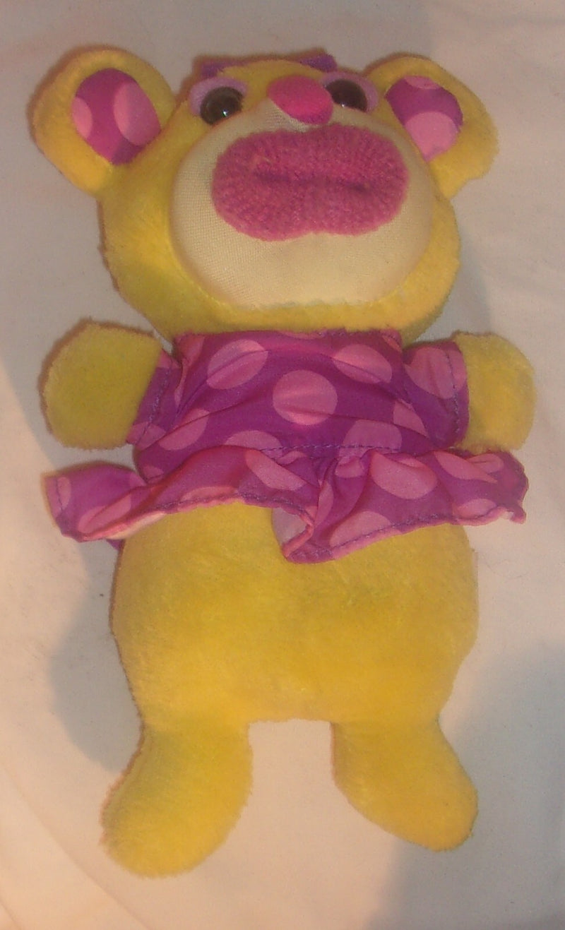Yellow Talking and Singing Plush Jigsaw Toy in Good Working Condition