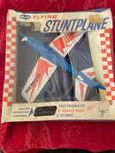 Remco 1965 Electronic Flying Stunt Plane Toy with Box - Untested Battery Operated