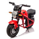 300W Electric Kids Motorcycle with 14" Fat Wheels and Speeds Up to 11.18 MPH