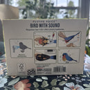Motion-Activated Blue Jay Bird Toy with Sound and Movement