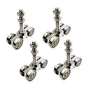 Quad Wheel Strut Channel Trolley Set