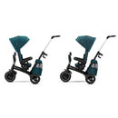 Kinderkraft EASYTWIST 5-in-1 Tricycle with 360° Swivel Seat in Green