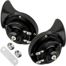 Dual High-Volume 12V Waterproof Snail Electric Car Horn Set, 300DB