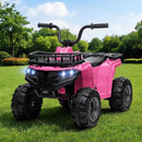 12V Electric ATV for Kids with Dual Speeds, LED Lights, and Music