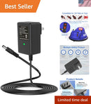Kid-Friendly 12V Battery Charger for Electric Cars - Overload Protection Certified
