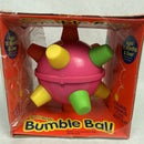 Vintage 1992 ERTL MOTORIZED BUMBLE BALLl Bouncing Toy, Pink