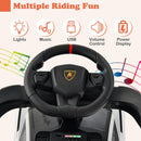 OLAKIDS 3-in-1 Lamborghini SIAN Ride-On Push Car - White