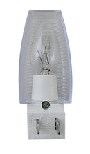 Pair of UL Certified Night Lights with On/Off Switch and Transparent Top