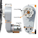 24V RS775 High-Speed Motor Gearbox for Power Wheels Enhancement, 18V-24V