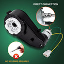 Set of 2 12V Motor Gearboxes for Ride-On Toy Car Wheels
