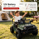 Bluetooth Ride-On Car for Toddlers, 12V Battery-Powered Kids Toy