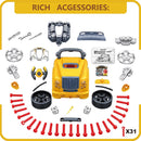 Take-Apart Truck Engine Toy for Kids Aged 3-5, Pretend Play Motor Vehicle