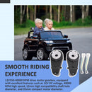 Set of 2 Children's Electric Ride-On Cars with 550 12V Motors and High RPM Performance