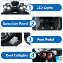 12V Black 4-Wheel Ride-On ATV for Kids