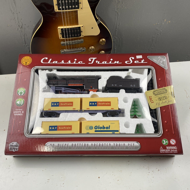 Deluxe Classic 20-Piece Steam Engine Train Set Tested and Working