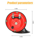 Vibrant Red Universal Moly Magnolia Horn for Trucks, Bikes, Boats, and RVs