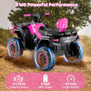 24V Dual Seat 4WD Bluetooth ATV Ride-On for Kids