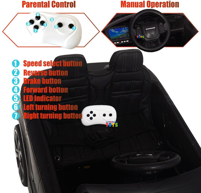 12V Licensed Land Rover Kids Ride-On Car with MP4 and Remote Control in Multiple Colors