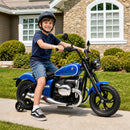 Kids 24V Electric Dirt Bike with Training Wheels and 200W Motor for 45 Minutes of Fun