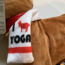 Gemmy Animated Screaming Yoga Goat - 10" Dancing & Singing Jingle Bells