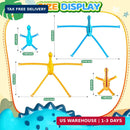 4-Pack Dinosaur Adventure Airplane and Car Toys for Toddlers and Kids