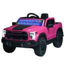 Pink 12V Remote Control Ride-On Car for Kids Ages 3-6 with 4-Wheel Shock Absorption