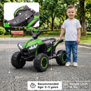 Kids Electric Quad Bike with Music for Ages 3-5 - Green