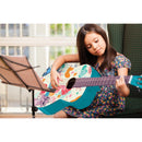 Disney Stitch Wooden Acoustic Guitar for Kids - 6 Nylon Strings, 78 cm