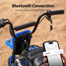 Outfunny 24V Electric Dirt Bike for Kids Aged 6-12 with 250W Power and Rear Suspension