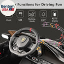 12V 4WD Electric Lamborghini Veneno Ride-On Car for Two Kids