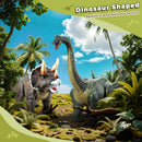 Dinosaur Ride On Toy Cars for Kids,Twinkoo Realistic Brachiosaurus Push Car with
