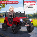 12V Children’s Ride-On Truck with Remote Control, 3 Speed Options, LED Lights, and Music Player