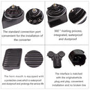 Chevrolet-Compatible Car Horns for Chevy, Buick, and GM Vehicles, 12V Power