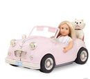 Our Generation Pink Convertible Cruiser with Functional Radio and Lights