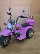 Harley-Davidson Style Electric Ride-On Motorcycle for Kids with 3 Wheels