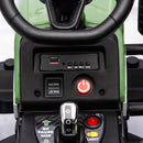 24V Battery-Powered Ride-On Tractor with Trailer, Remote Control, LED Lighting, and MP3 Player