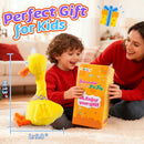 13" Engaging LED Singing and Dancing Duck Toy with Voice Repeat Features