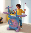 Lexibook Interactive Light-Up Electronic Drum Kit with Keyboard and Cymbals