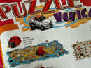 Rare Vintage Ladybug 16-Piece Children's Puzzle Vehicle Set in Sealed Box