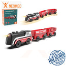 Motorized Wooden Train Set for Toddlers 3 Years and Up