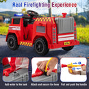 12V Electric Toy Car with Water Blaster, Communication System, Tools, and Sound Effects